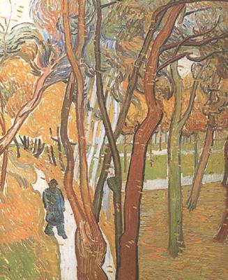 Vincent Van Gogh The Walk:Falling Leaves (nn04) China oil painting art